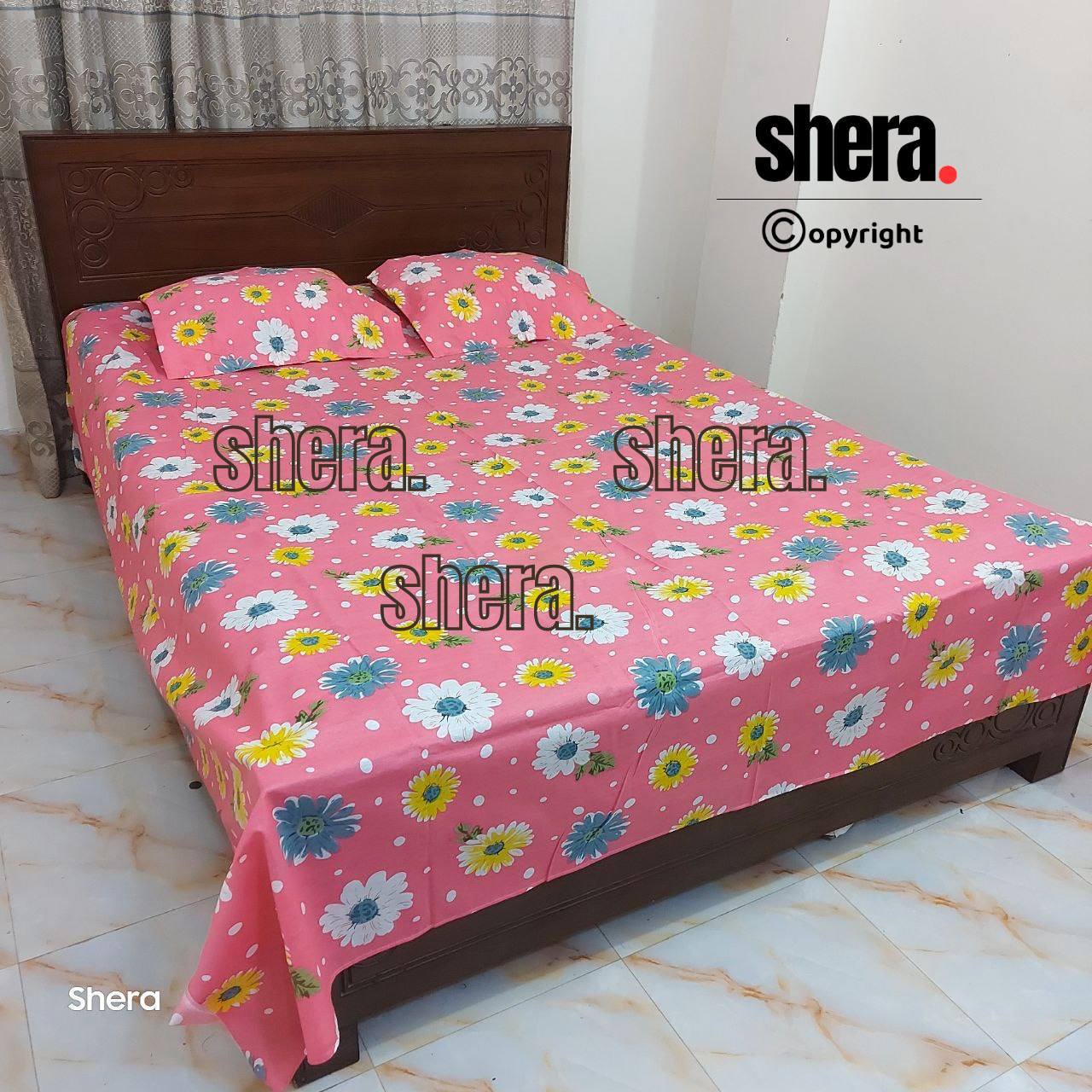 Bedsheet Set বেডশিট সেট | Sobujer golapi