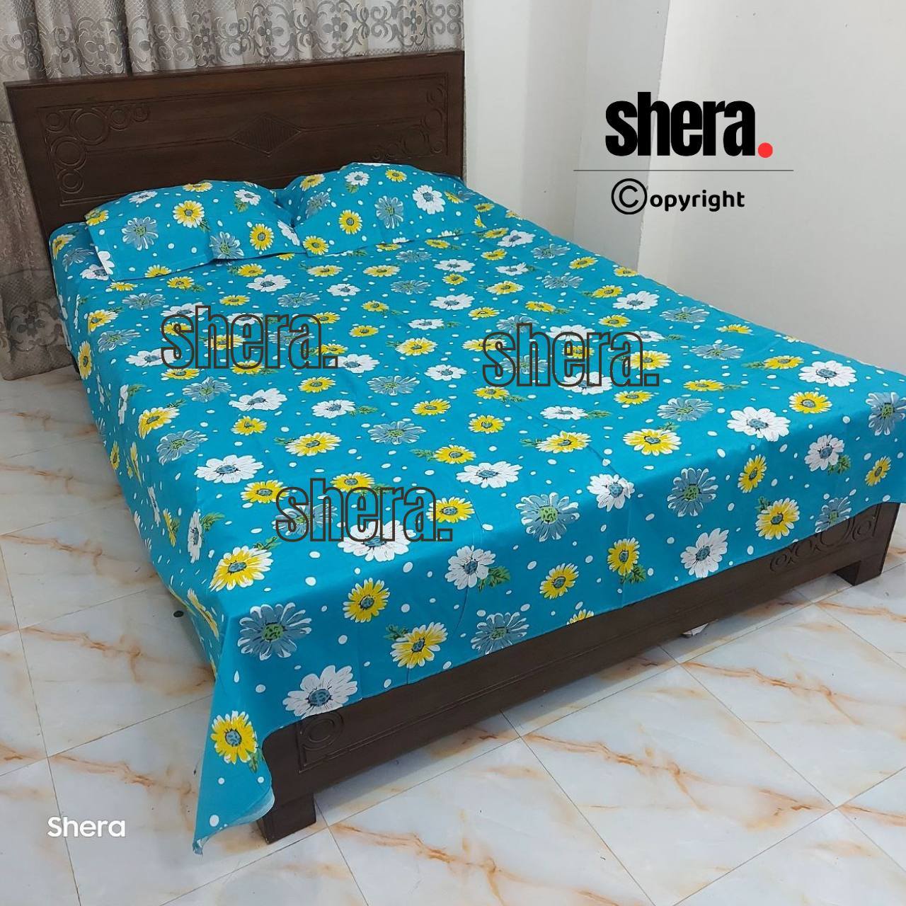 Bedsheet Set বেডশিট সেট | golapir sobuj