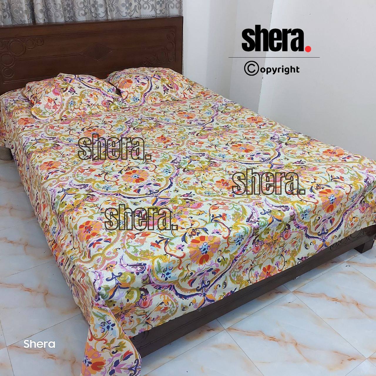 Bedsheet Set বেডশিট সেট | Center fruit