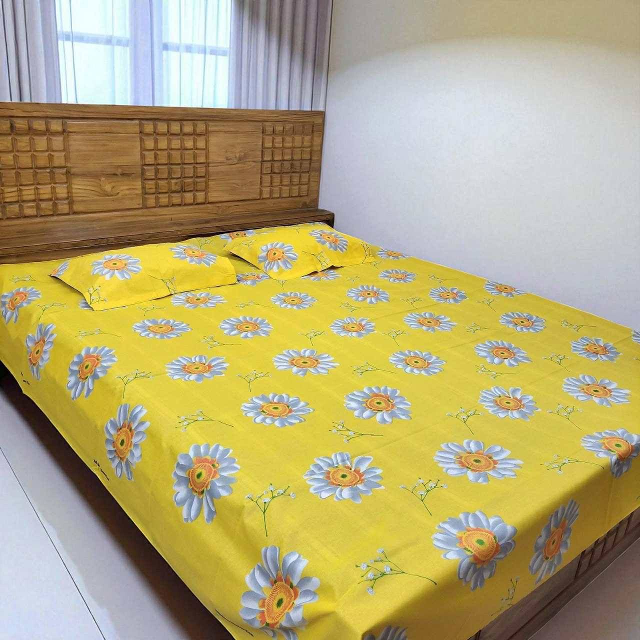 Bedsheet Set বেডশিট সেট | Holud Sada