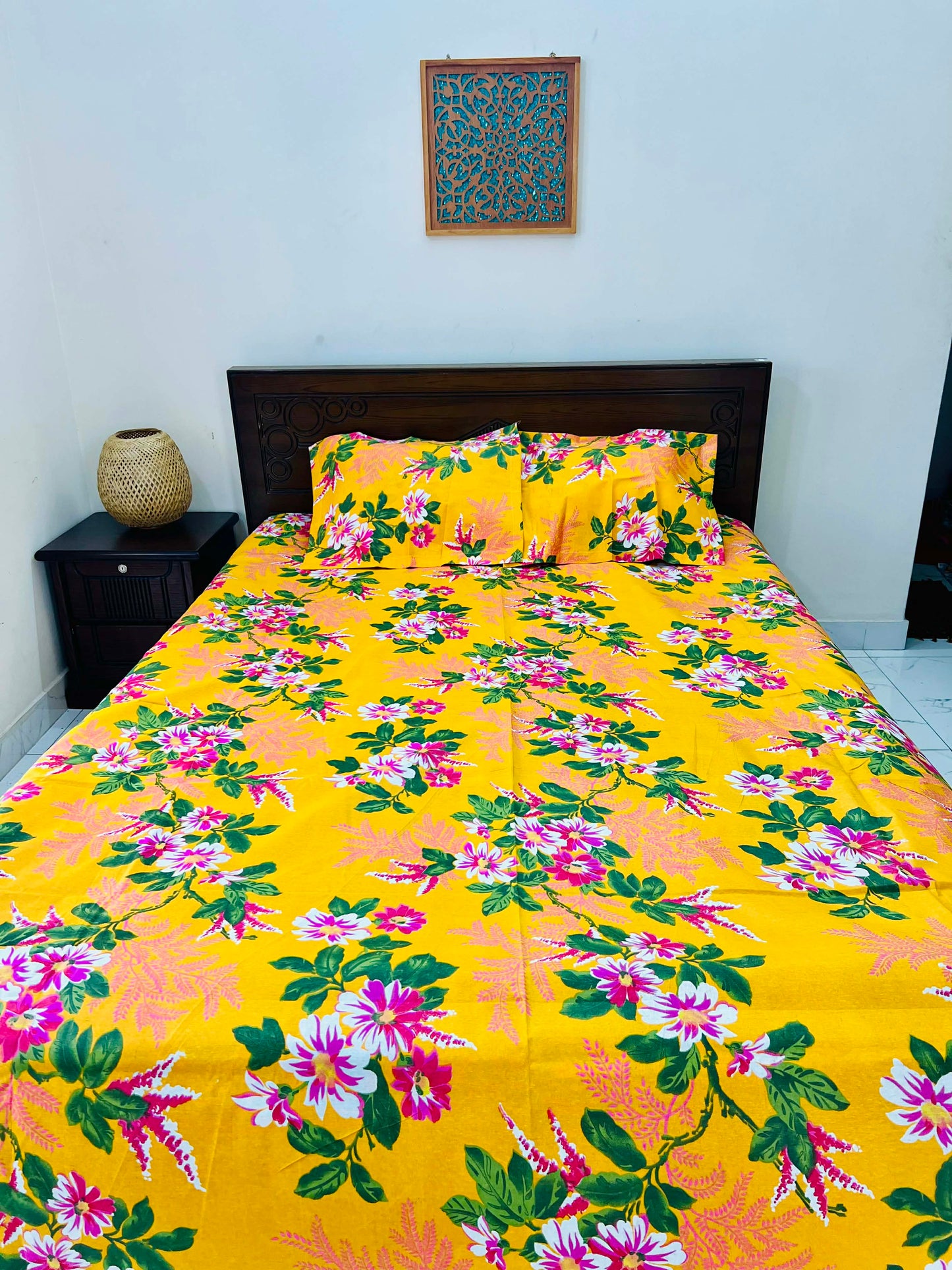 বেডশিট সেট  | Holud boshonto