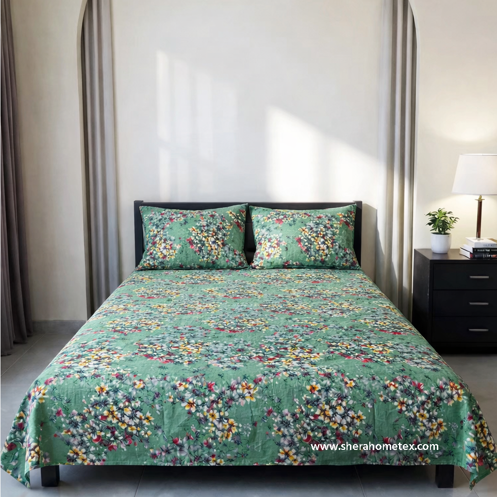 Bedsheet Set-বেডশিট সেট |  Bunch of Flowers