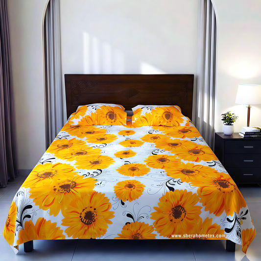 Bedsheet Set বেডশিট সেট | Sada Surjomukhi