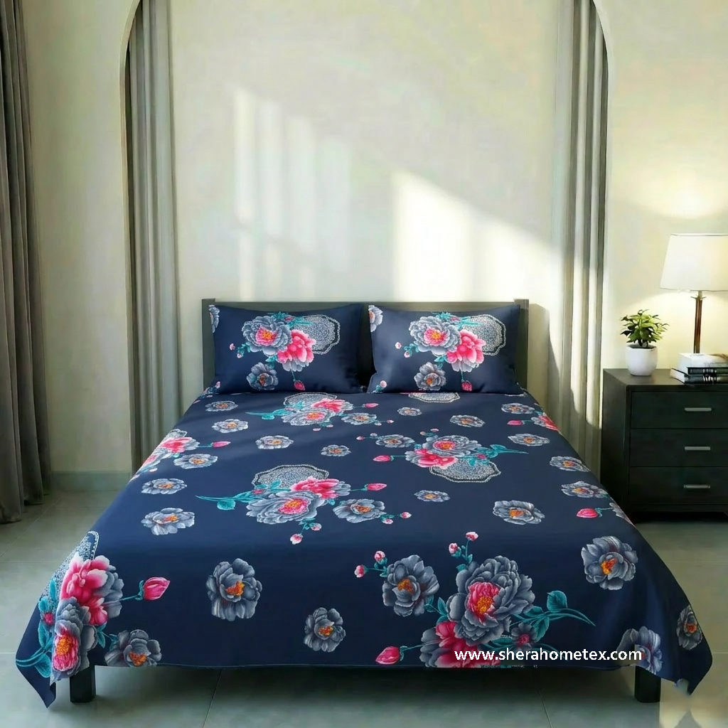Bedsheet Set-বেডশিট সেট | Violet joba
