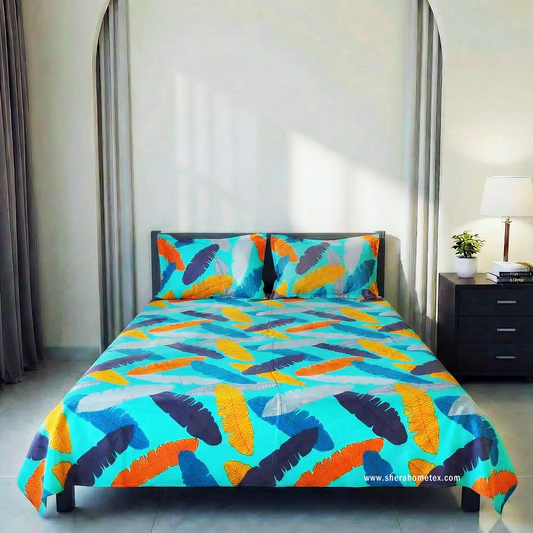 Bedsheet Set বেডশিট সেট | Sobuj kolapata