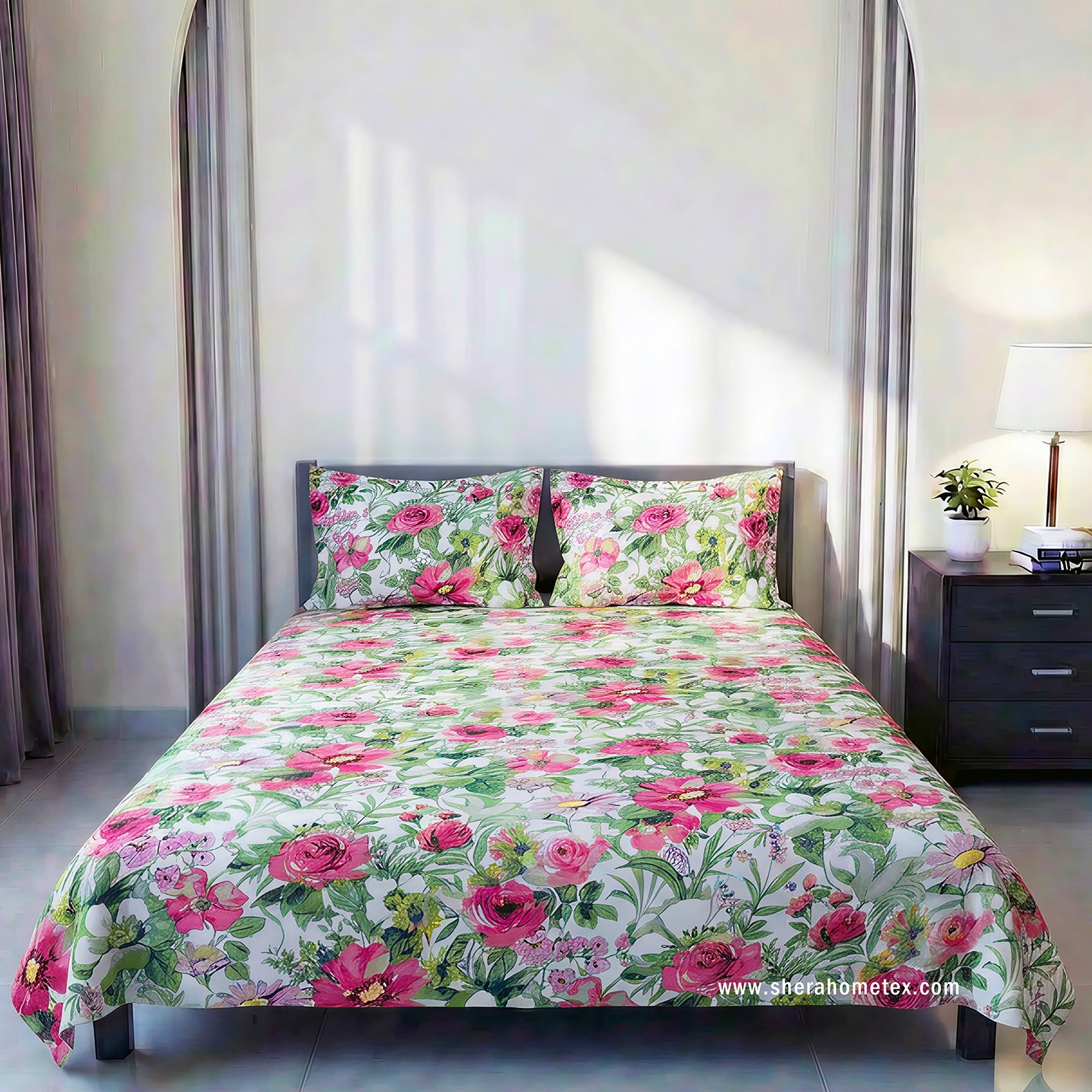 Bedsheet Set-বেডশিট সেট | PInk Pata