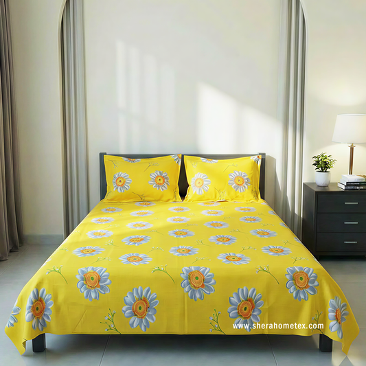 Bedsheet Set বেডশিট সেট | Holud Sada