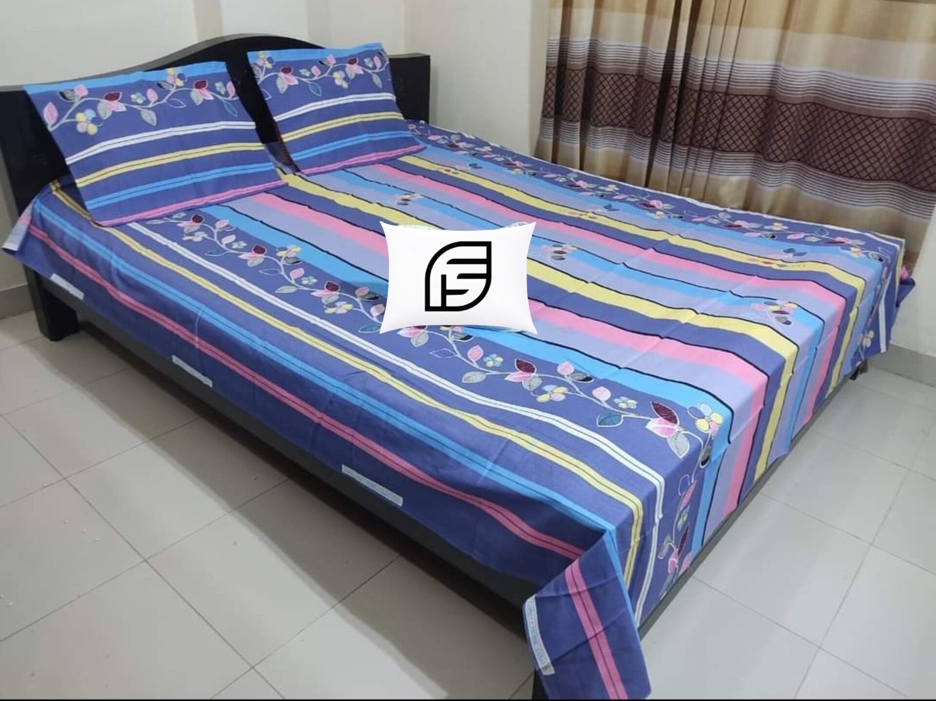 Bedsheet Set বেডশিট সেট | Ash step