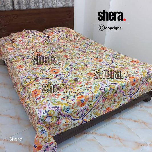 Bedsheet Set বেডশিট সেট | Center fruit