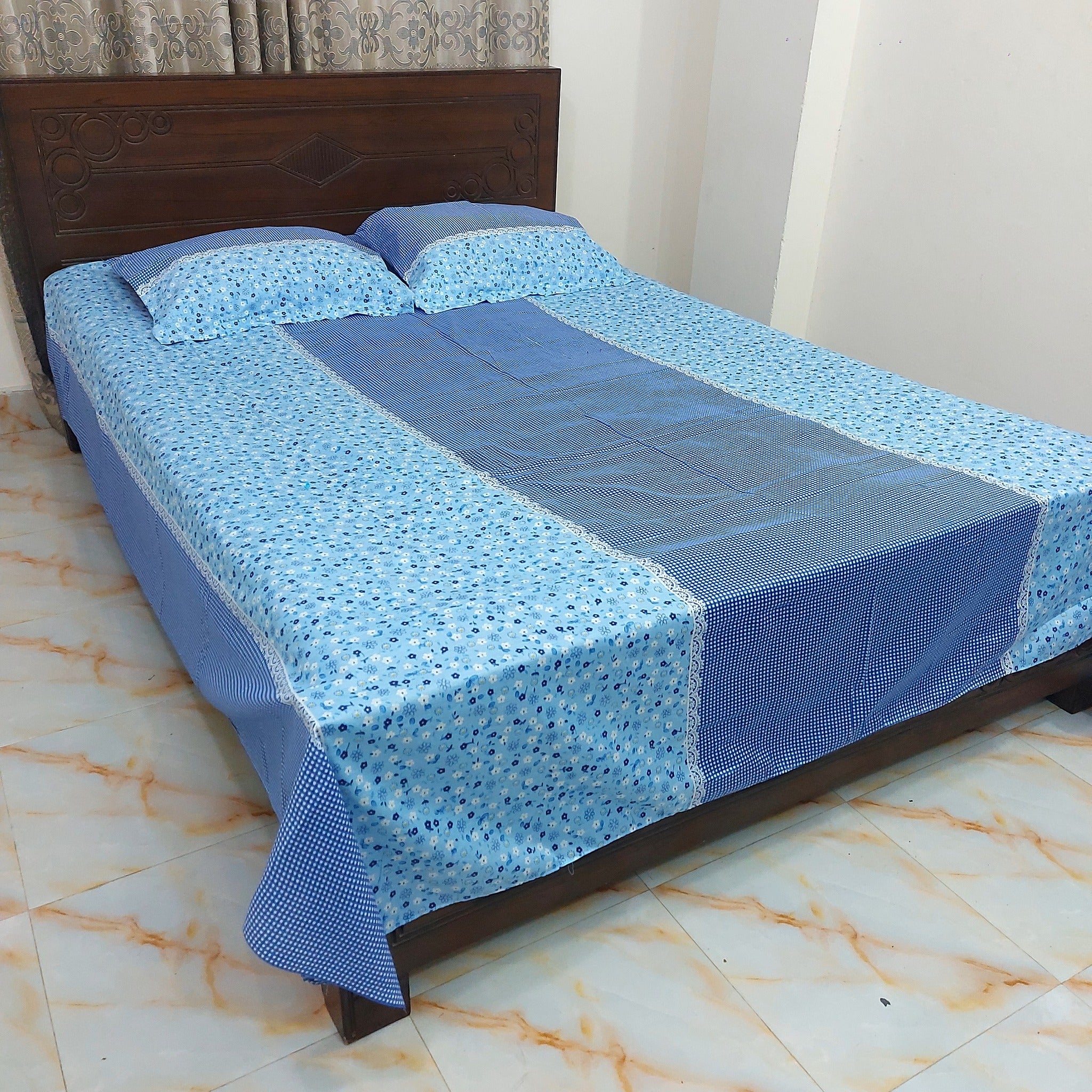 Bedsheet Set বেডশিট সেট | Neel guri