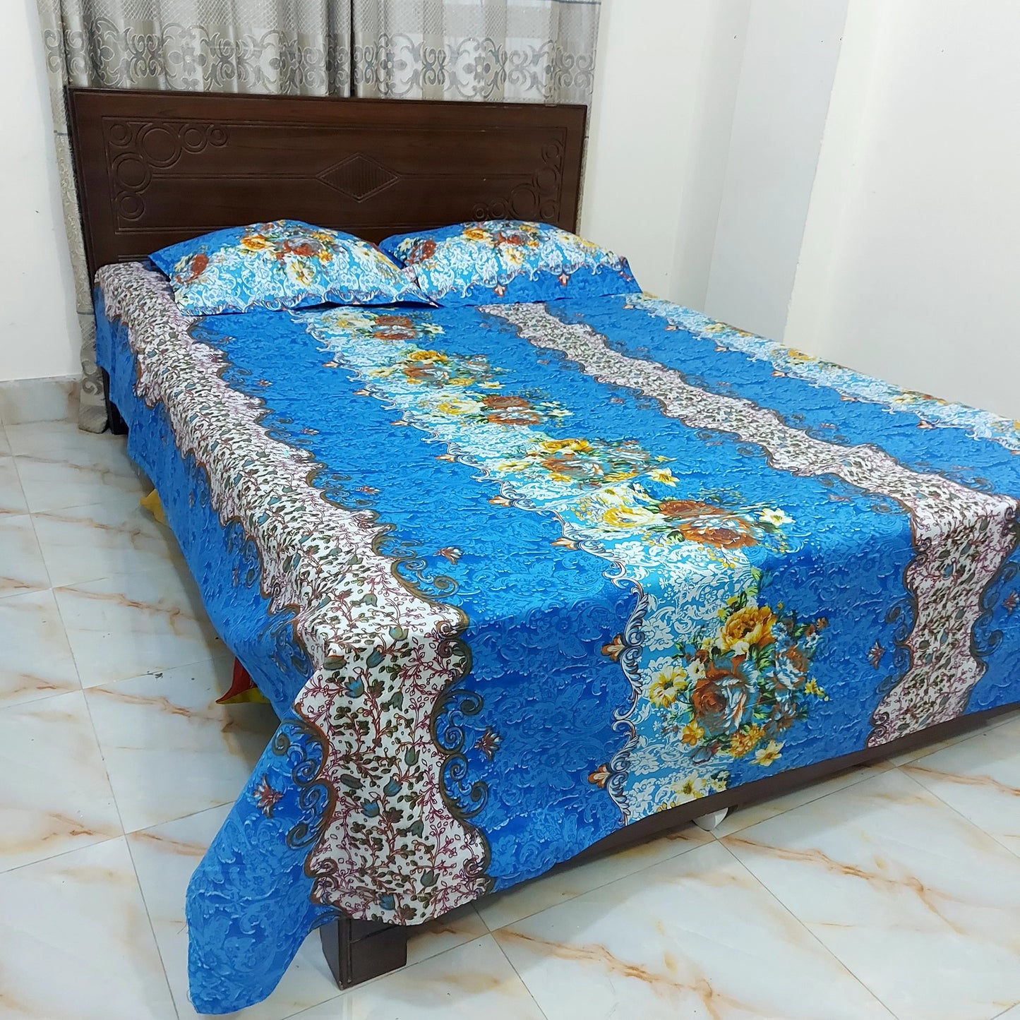 Bedsheet Set বেডশিট সেট | neel sada