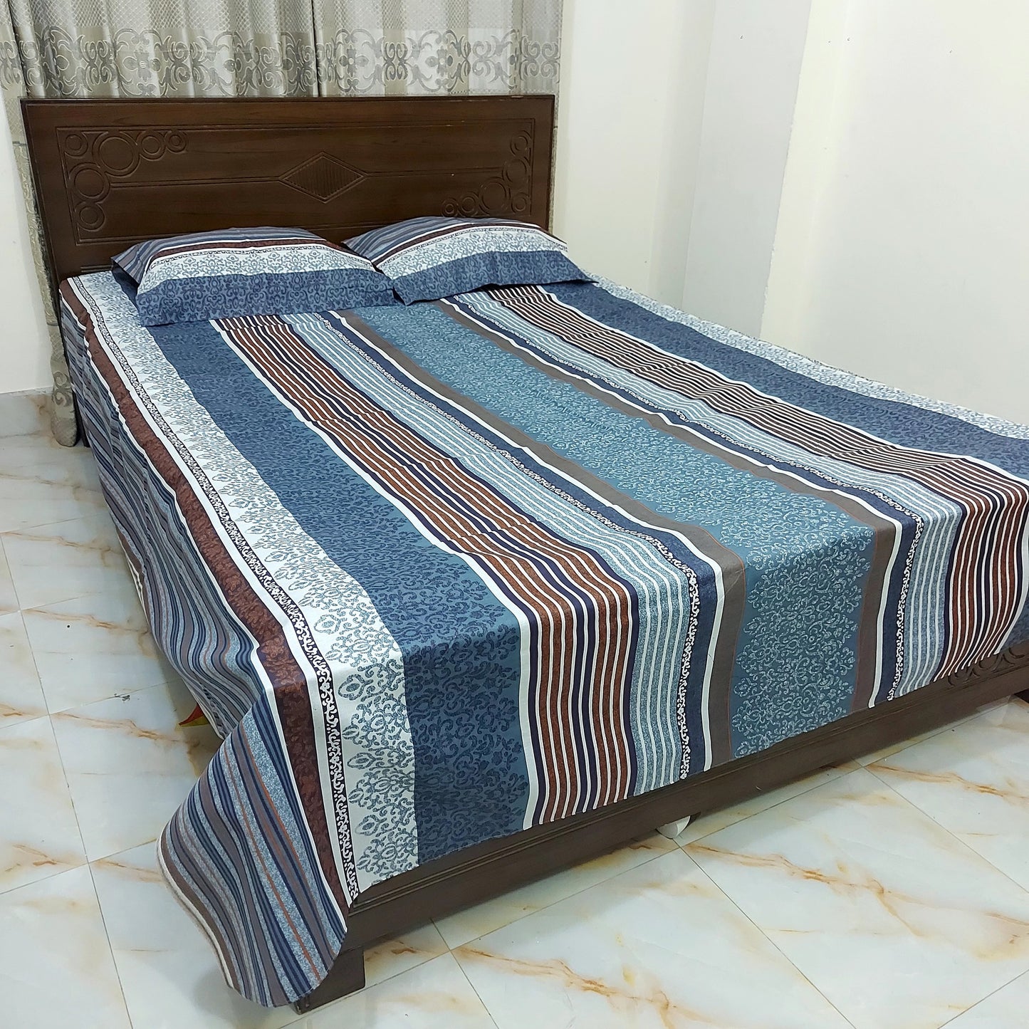 Bedsheet Set বেডশিট সেট | step
