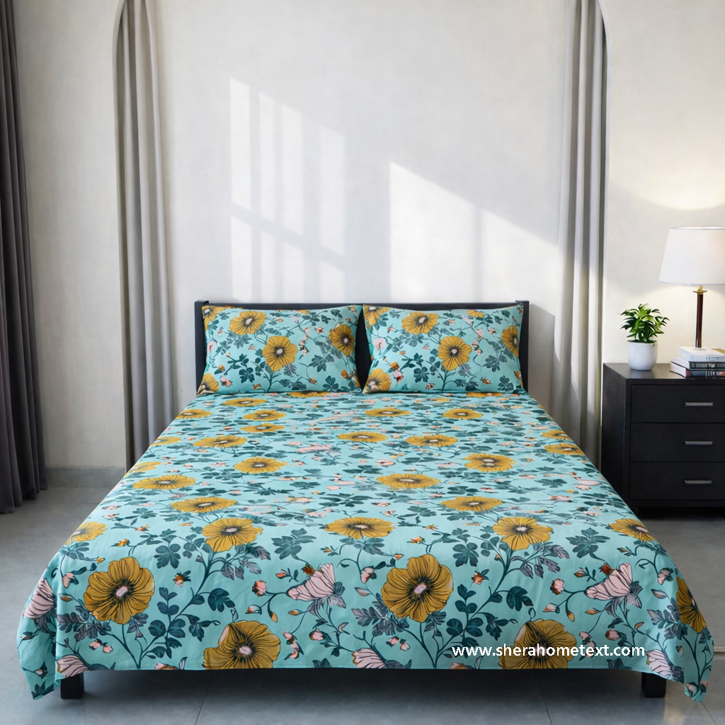 Bedsheet Set-বেডশিট সেট | Creamy paste