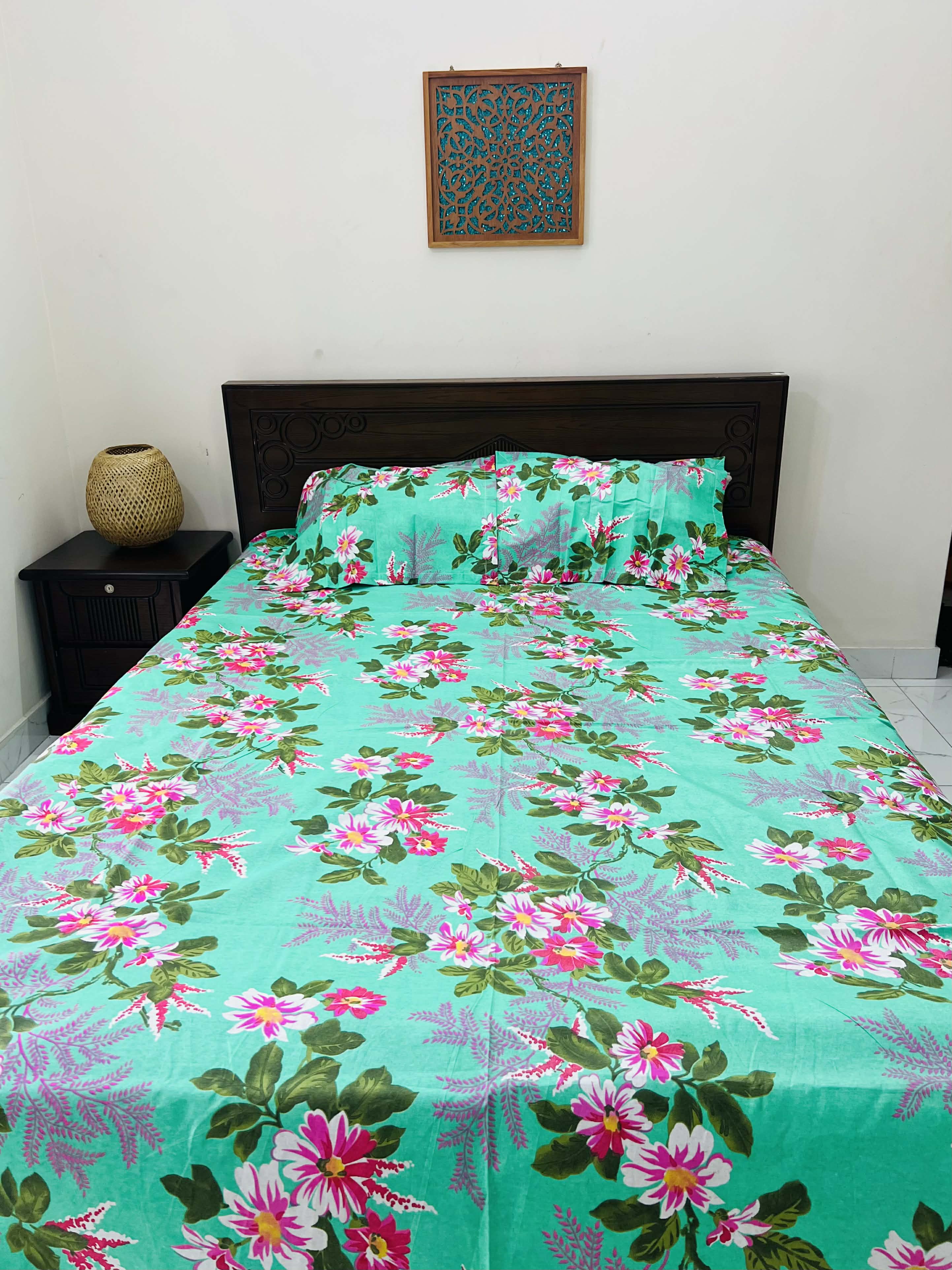 বেডশিট সেট| Sobuj boshonto